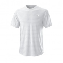 Wilson Tennis Tshirt Stripe Crew white Men